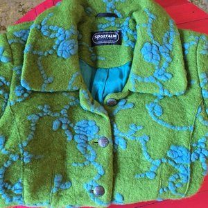 Green Woman's Blazer, Size 38